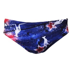 Turbo Australia Wood Swimming Brief Azul 5XL Hombre