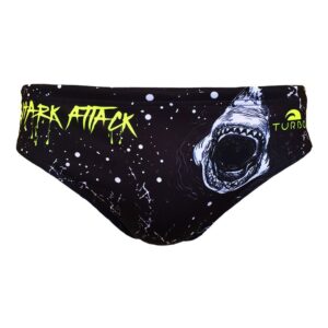 Turbo Shark Attack Swimming Brief Negro XL Hombre