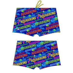 Turbo Aquabiking Letters Swim Boxer Azul 5XL Hombre