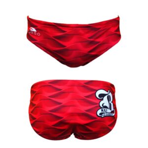 Turbo Red Waves Swimming Brief Rojo L Hombre