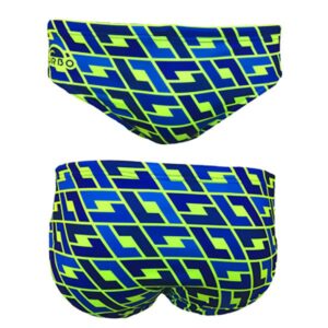 Turbo Last Swimming Brief Verde,Azul M Hombre