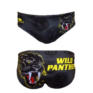 Turbo Wild Panther Swimming Brief Gris 2XL Hombre