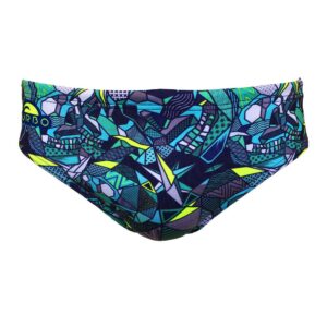 Turbo Skull Geo Swimming Brief Azul 5XL Hombre