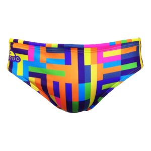 Turbo Labyrinth Swimming Brief Multicolor S Hombre