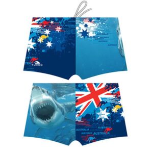 Turbo Shark Australia 2015 Swim Boxer Azul XL Hombre