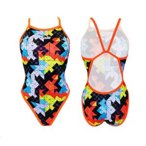 Turbo Flexie Swimsuit Naranja 4XL Mujer