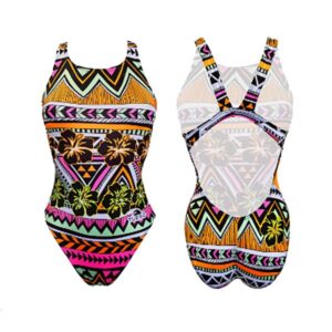 Turbo Azteki Swimsuit Naranja S Mujer