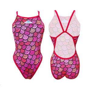 Turbo Mermaid Tail Swimsuit Rosa 2XL Mujer