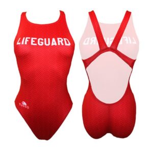 Turbo New Lifeguard Swimsuit Rojo L Mujer