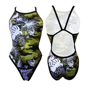 Turbo Revolution Wild Camo Swimsuit Multicolor L Mujer