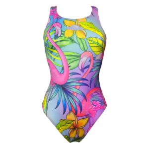 Turbo Flamenco 2018 Swimsuit Multicolor 2XL Mujer