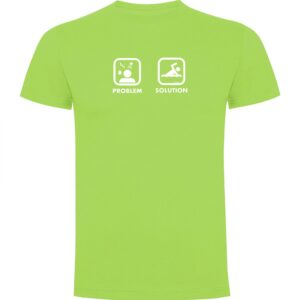 Kruskis Problem Solution Swim Short Sleeve T-shirt Verde 3XL Hombre