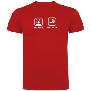Kruskis Problem Solution Swim Short Sleeve T-shirt Rojo M Hombre