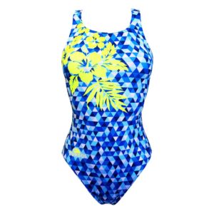 Turbo Blue Hawaii Swimsuit Azul 4XL Mujer