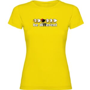 Kruskis Be Different Swim Short Sleeve T-shirt Amarillo XL Mujer