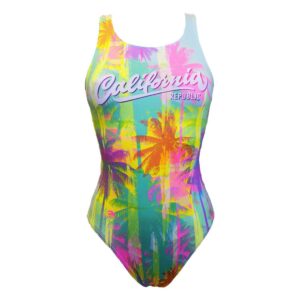 Turbo Cali Palms Swimsuit Multicolor 2XL Mujer