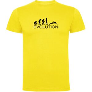 Kruskis Evolution Swim Short Sleeve T-shirt Amarillo 2XL Hombre