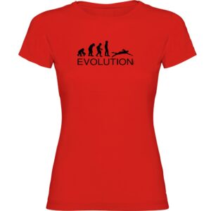 Kruskis Evolution Swim Short Sleeve T-shirt Rojo 2XL Mujer