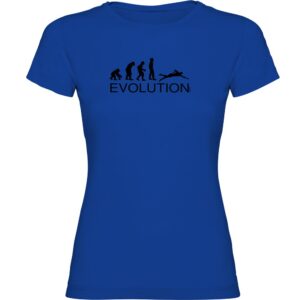 Kruskis Evolution Swim Short Sleeve T-shirt Azul S Mujer