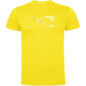 Kruskis Swimming Dna Short Sleeve T-shirt Amarillo XL Hombre