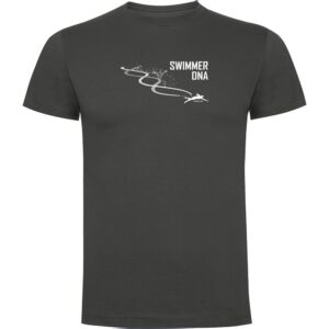 Kruskis Swimming Dna Short Sleeve T-shirt Gris S Hombre
