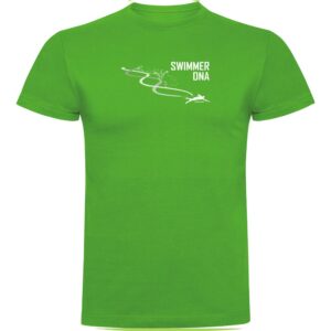 Kruskis Swimming Dna Short Sleeve T-shirt Verde S Hombre