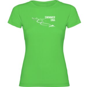 Kruskis Swimming Dna Short Sleeve T-shirt Verde S Mujer