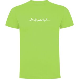 Kruskis Swimming Heartbeat Short Sleeve T-shirt Verde M Hombre