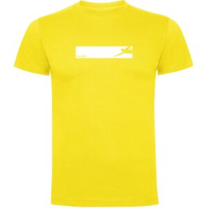 Kruskis Swim Frame Short Sleeve T-shirt Amarillo M Hombre