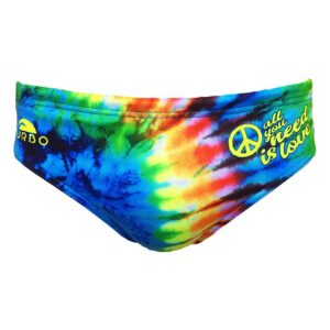 Turbo All You Need Is Love Swimming Brief Multicolor 2XL Hombre