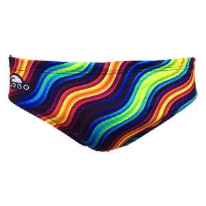 Turbo Wavy Swimming Brief Multicolor XL Hombre