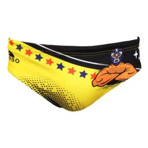 Turbo Luchadores Swimming Brief Amarillo 5XL Hombre