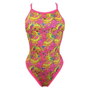 Turbo All Dragon Swimsuit Multicolor 5XL Mujer